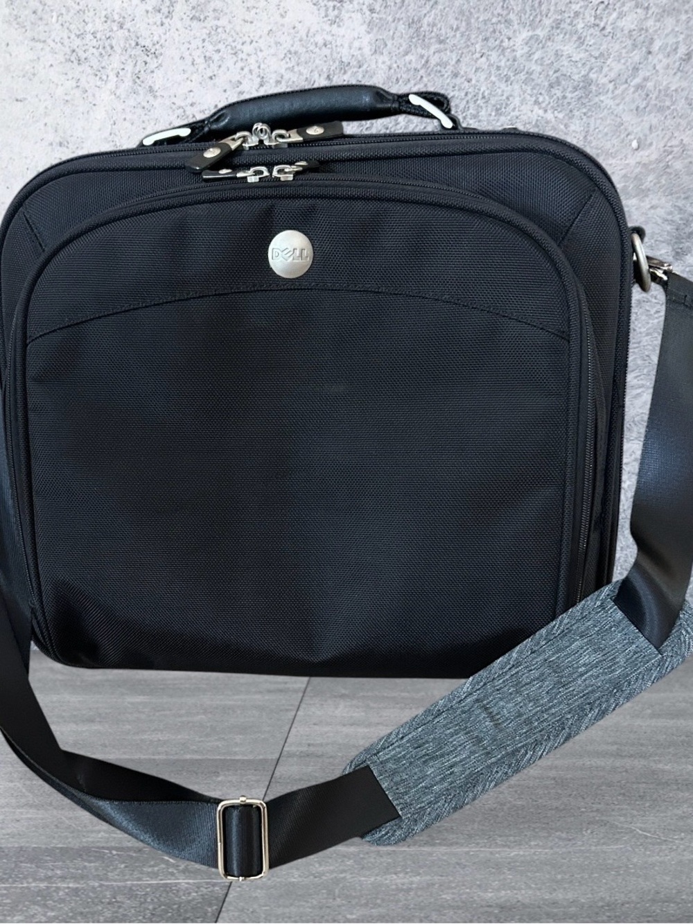 Dell Black Laptop Briefcase with Shoulder Strap